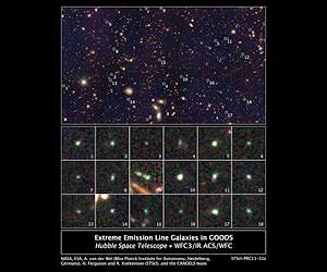 NASA's Hubble Observes Young Dwarf Galaxies Bursting With Stars