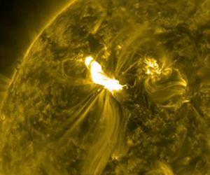Second Biggest Flare Of the Solar Cycle