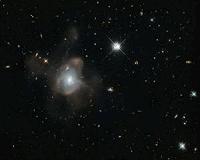 Hubble captures a galactic waltz towards the end