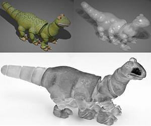 Adding a '3D print' button to animation software