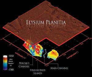 New 3-D reconstructions show buried flood channels on Mars