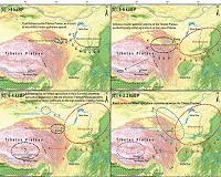 How did prehistoric humans occupy the Tibetan Plateau?