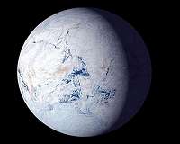 Orbital variations can trigger 'snowball states' on exoplanets
