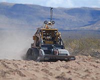 Robots Remove UXO From Training Ranges
