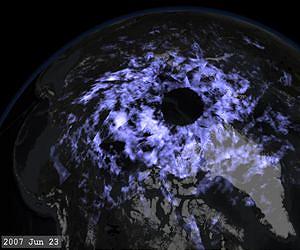 Tracking Shuttle Exhaust Reveals More Information About Atmospheric Winds