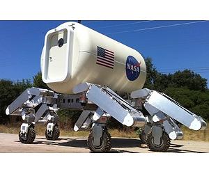 Planet rover stretches its legs