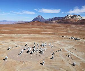 A snow line in an infant solar system: Astronomers take first images