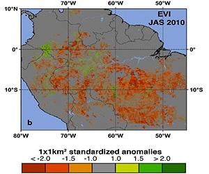 NASA Satellites Detect Extensive Drought Impact On Amazon