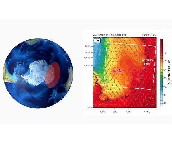 Deciphering the 2022 Antarctic heatwave