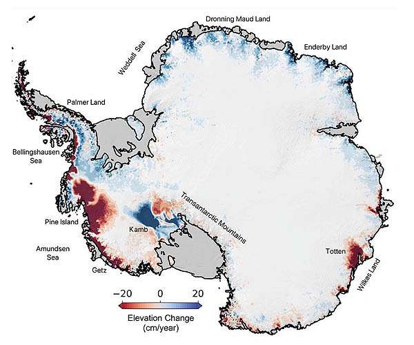 NASA studies find previously unknown loss of Antarctic ice