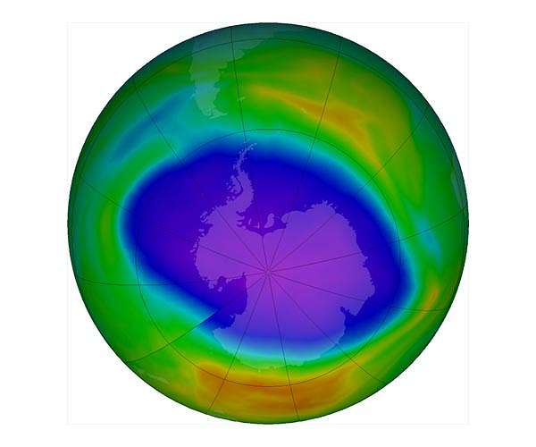 Antarctic Ozone Hole will persist into November 2021