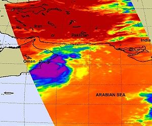 Monster Cyclone Phet Slamming Northeastern Oman