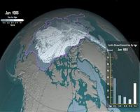 See how Arctic sea ice is losing its bulwark against warming summers