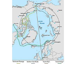 Arctic access set to diminish by land but improve by sea