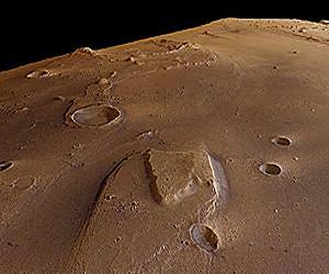 Mars Express observes clusters of recent craters in Ares Vallis