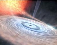 Intense wind found in neighborhood of a black hole