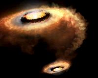 Infant solar system shows signs of windy weather