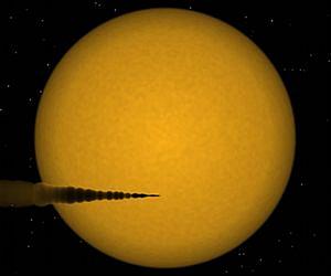 Evaporating Planet Has a Comet Tail