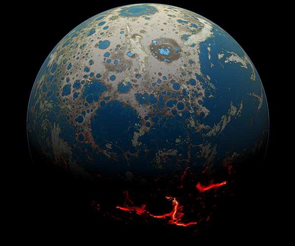 How Water Forms on Planets During Early Formation Stages