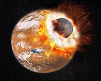 SwRI's Martian moons model indicates formation following large impact
