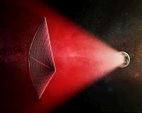 Could fast radio bursts be powering alien probes