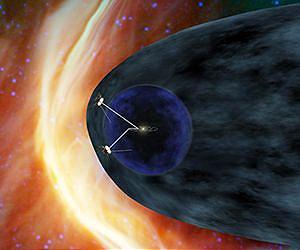 Voyager's departure from the heliosphere