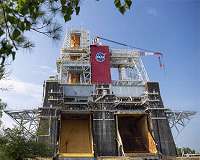 Artemis I rocket moves closer to hot fire test