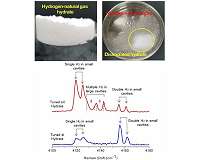 Hydrogen-natural gas hydrates harvested by natural gas