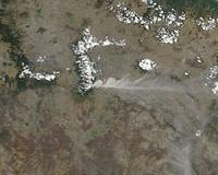 Volcano spews ash on Mexico City