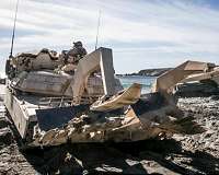Marines successfully test mine plow prototype for assault breacher