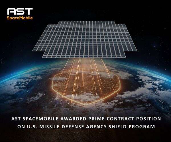 AST SpaceMobile secures role on MDA SHIELD defense architecture