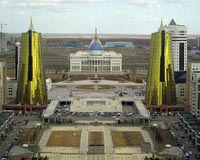Dozens detained as Kazakhs protest against former president, China