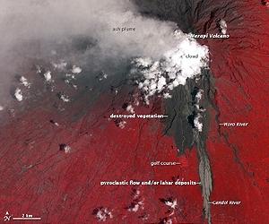 Eruption At Mount Merapi