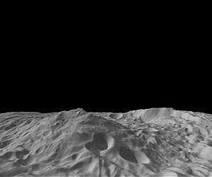 New View of Vesta Mountain From NASA's Dawn Mission
