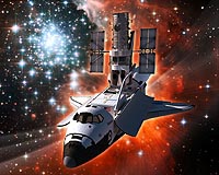 NASA astronauts liftoff to Hubble telescope