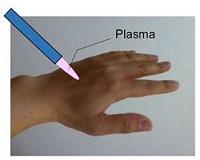 Plasma electron density diagnostic method