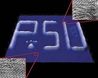 Hydrogen Atoms Manipulated Below Surface Of A Palladium Crystal
