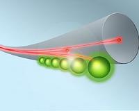 A glass fiber that brings light to a standstill