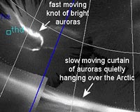Colliding Auroras Produce Explosions Of Light