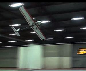 Autonomous robotic plane flies indoors