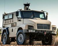 New mine-protected vehicle launched at defense exhibition