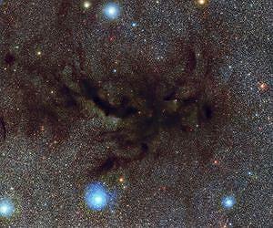 Curious dark nebula seen as never before