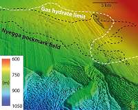 Why did gas hydrates melt at the end of the last ice age?