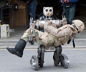Robots To Rescue Wounded On Battlefield