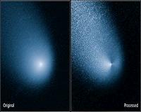 Hubble Space Telescope Spots Mars-Bound Comet Sprout Multiple Jets
