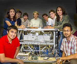 Goddard interns work on balloon-based telescope