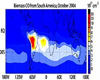 Transcontinental Wildfire Emissions Monitored From Space