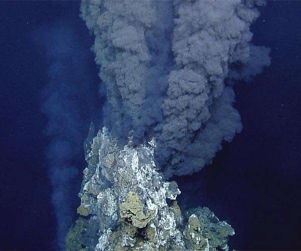 Petit-spot volcanoes are the deepest known submarine hydrothermal activity
