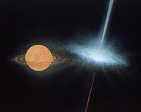 Squirty Star Imitates Black Hole