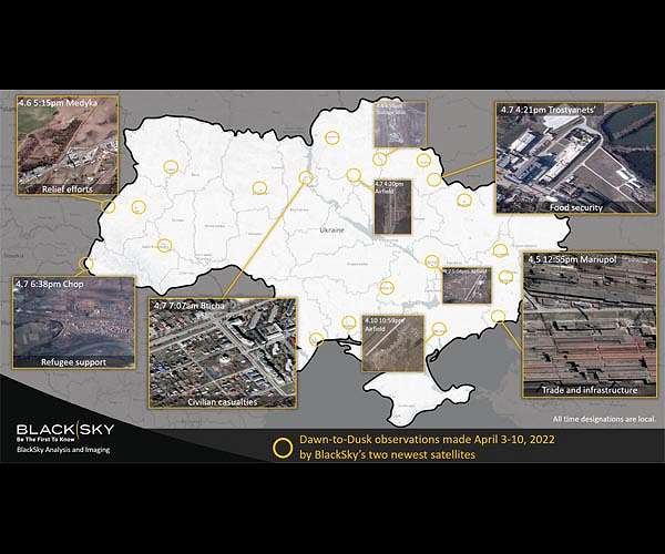 BlackSky supports customers during Ukraine crisis